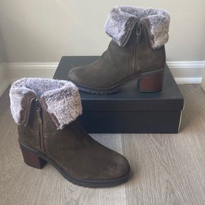 Dark Green Booties